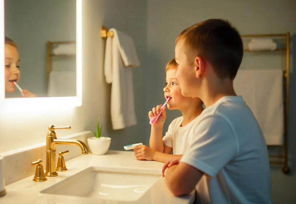 lighted vanity mirror